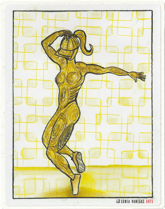Break Dancer in Yellow