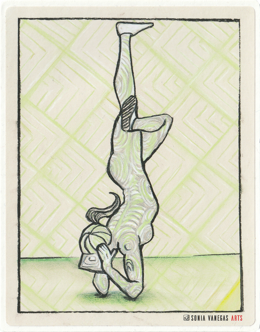 Break Dancer in Green